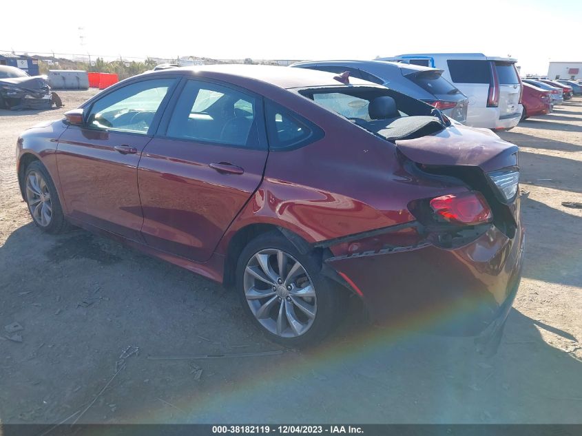 2015 CHRYSLER 200 S - 1C3CCCBB3FN752053