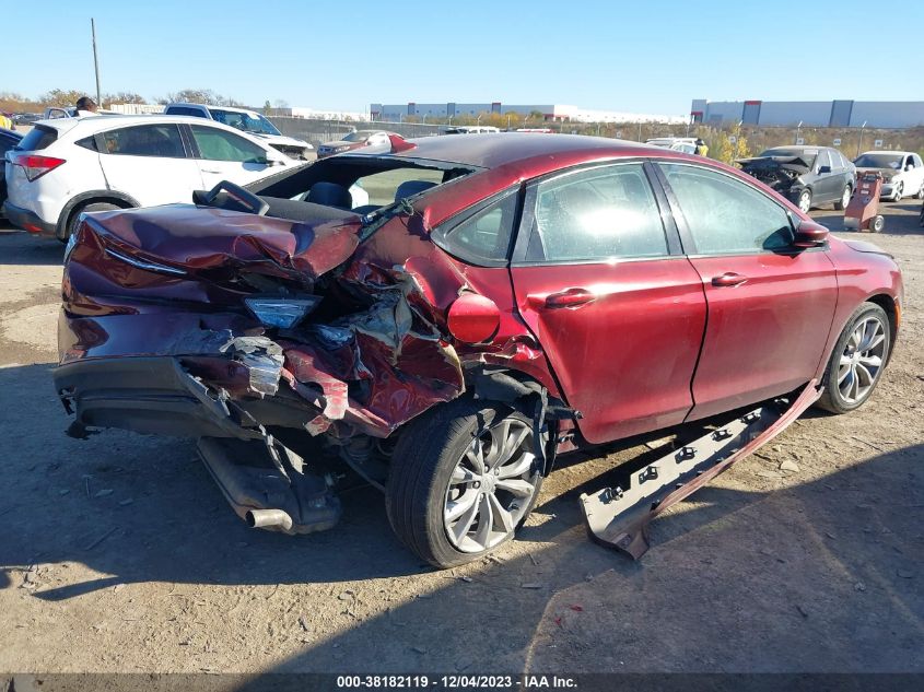 2015 CHRYSLER 200 S - 1C3CCCBB3FN752053