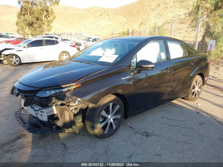 VIN JTDBVRBD2HA003406 2017 TOYOTA MIRAI