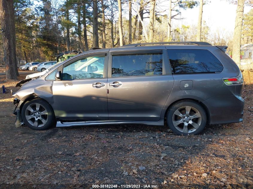 2013 TOYOTA SIENNA SE 8 PASSENGER - 5TDXK3DC9DS312884