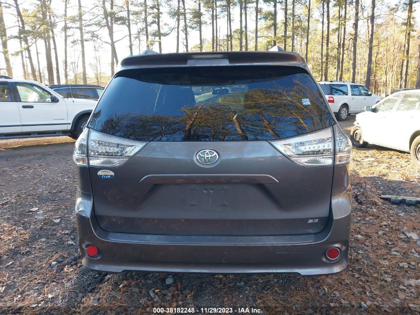 2013 TOYOTA SIENNA SE 8 PASSENGER - 5TDXK3DC9DS312884