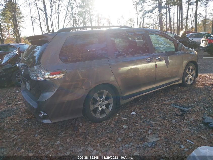2013 TOYOTA SIENNA SE 8 PASSENGER - 5TDXK3DC9DS312884
