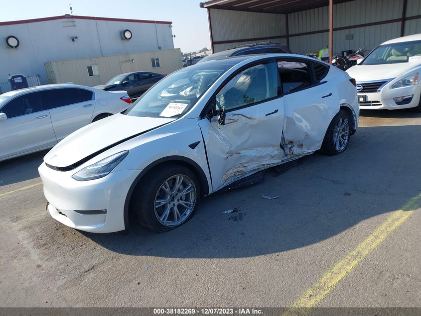 VIN 7SAYGDEE5NF449860 2022 TESLA MODEL Y