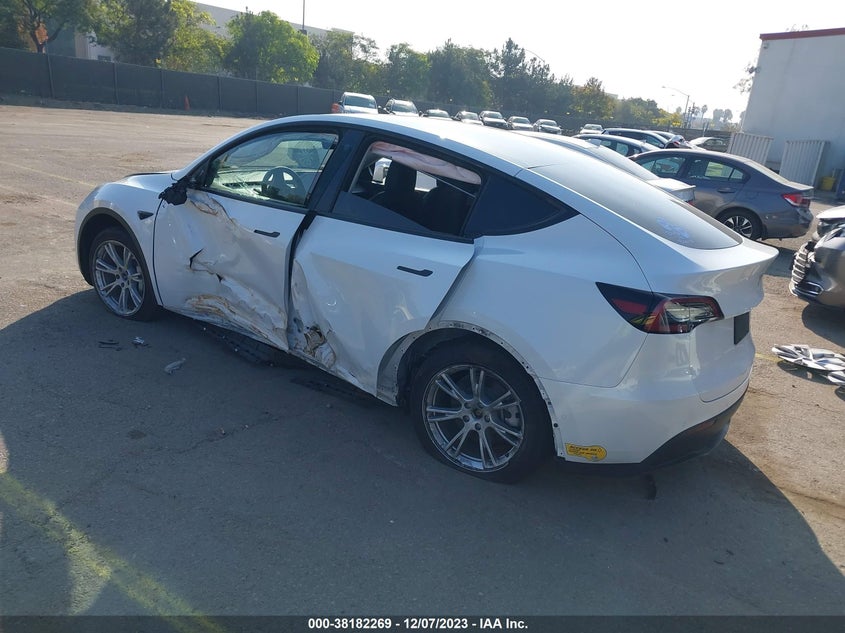 VIN 7SAYGDEE5NF449860 2022 TESLA MODEL Y