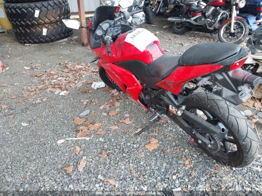 2009 KAWASAKI EX250 J JKAEXMJ129DA43936