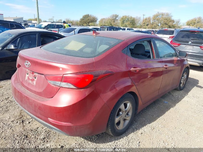 2015 HYUNDAI ELANTRA SE/SPORT/LIMITED - 5NPDH4AEXFH574449