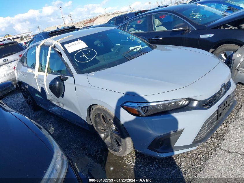 2023 HONDA CIVIC SPORT - 2HGFE2F53PH526141