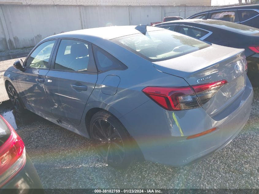 2023 HONDA CIVIC SPORT - 2HGFE2F53PH526141