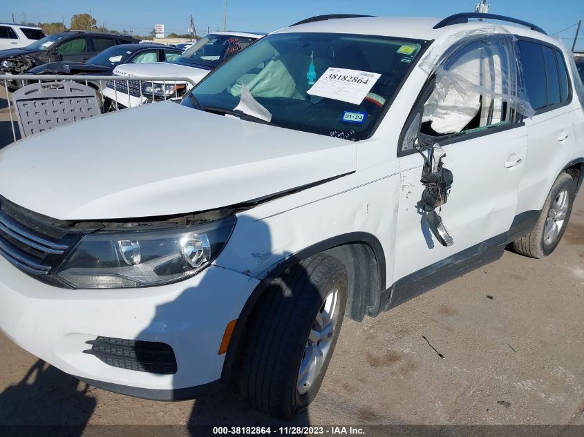 2015 VOLKSWAGEN TIGUAN S - WVGAV7AX0FW562220