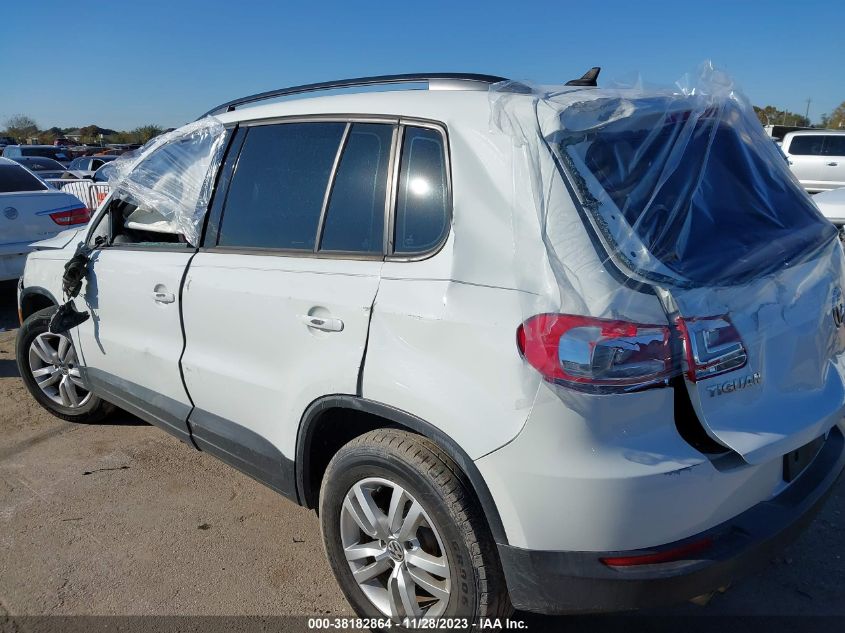 2015 VOLKSWAGEN TIGUAN S - WVGAV7AX0FW562220