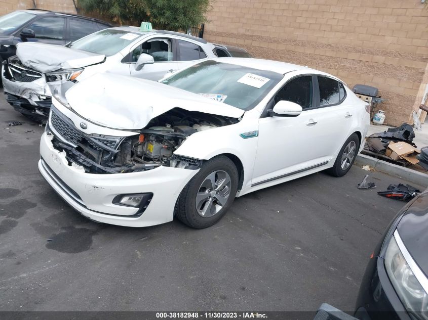 2016 KIA OPTIMA HYBRID - KNAGM4AD4G5096558