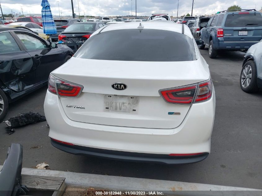 2016 KIA OPTIMA HYBRID - KNAGM4AD4G5096558