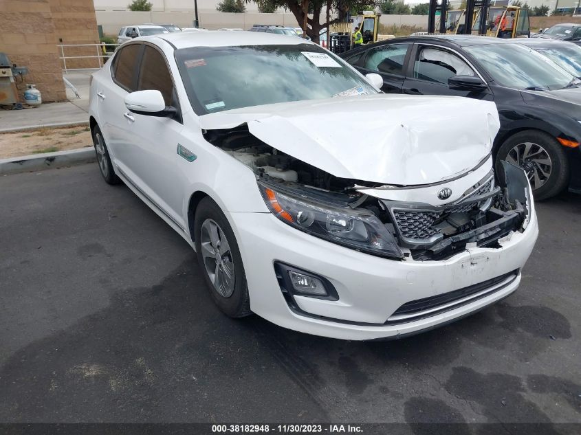 2016 KIA OPTIMA HYBRID - KNAGM4AD4G5096558