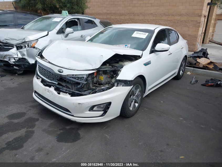 2016 KIA OPTIMA HYBRID - KNAGM4AD4G5096558