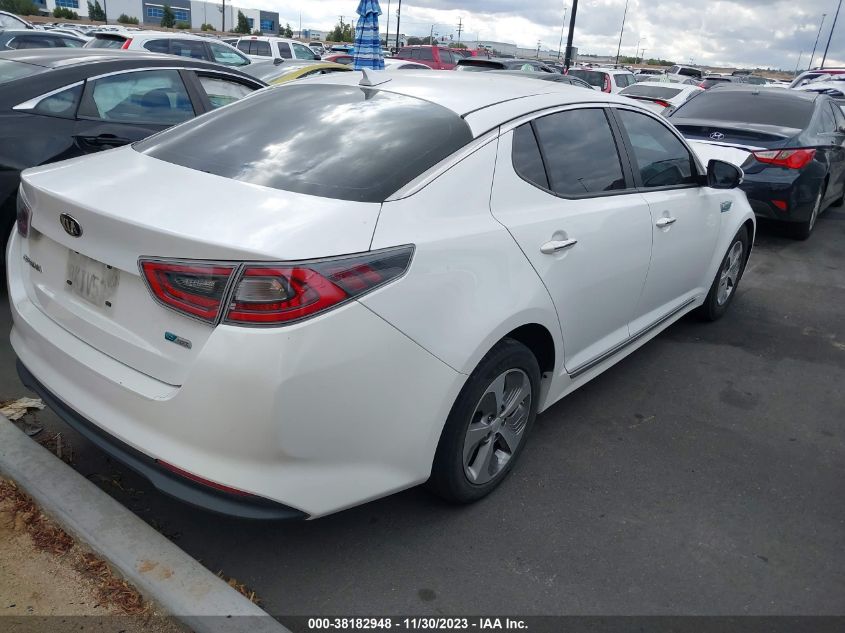 2016 KIA OPTIMA HYBRID - KNAGM4AD4G5096558