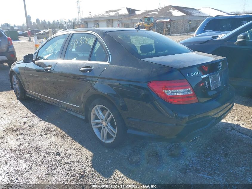 2013 MERCEDES-BENZ C 300 LUXURY 4MATIC - WDDGF8AB9DA753415