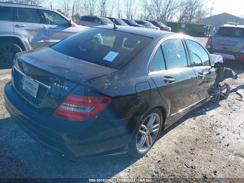 2013 MERCEDES-BENZ C 300 LUXURY 4MATIC - WDDGF8AB9DA753415