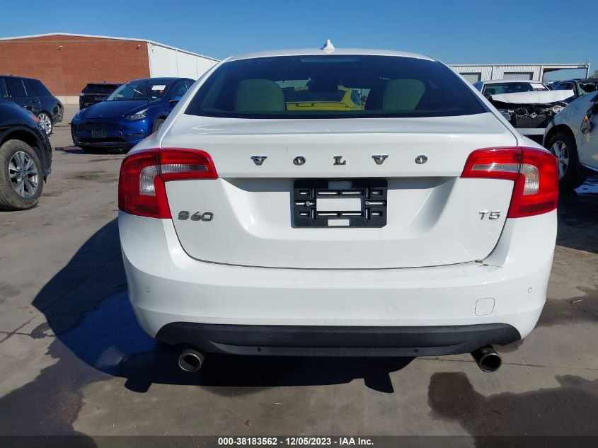 2013 VOLVO S60 T5/T5 PLATINUM - YV1612FS2D2217453