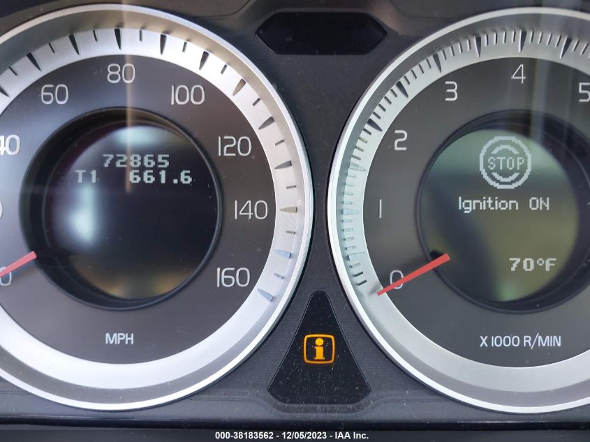 2013 VOLVO S60 T5/T5 PLATINUM - YV1612FS2D2217453