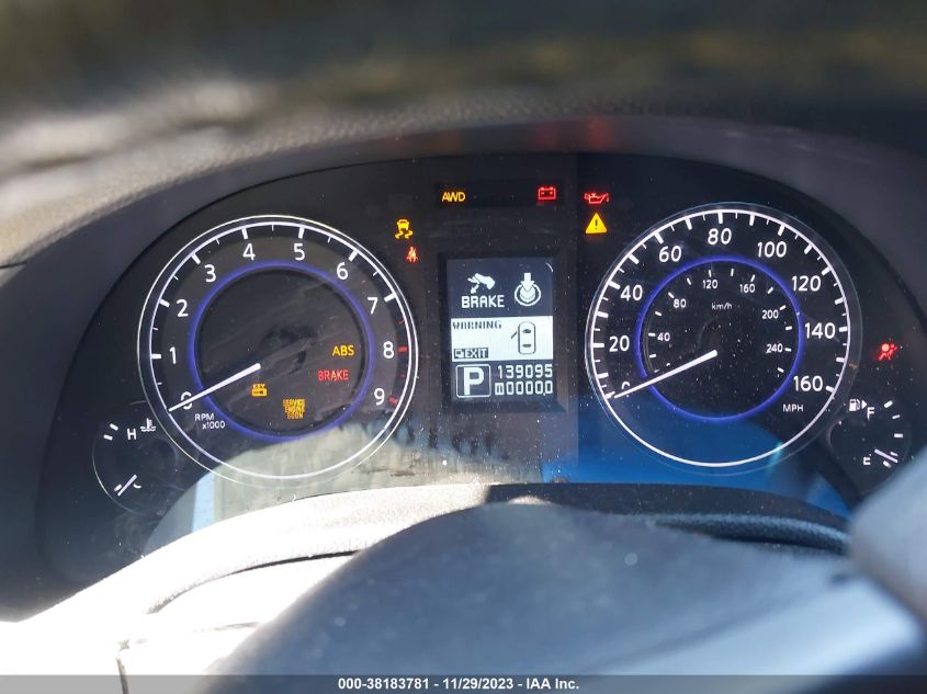 2013 INFINITI G37X X - JN1CV6AR3DM753229