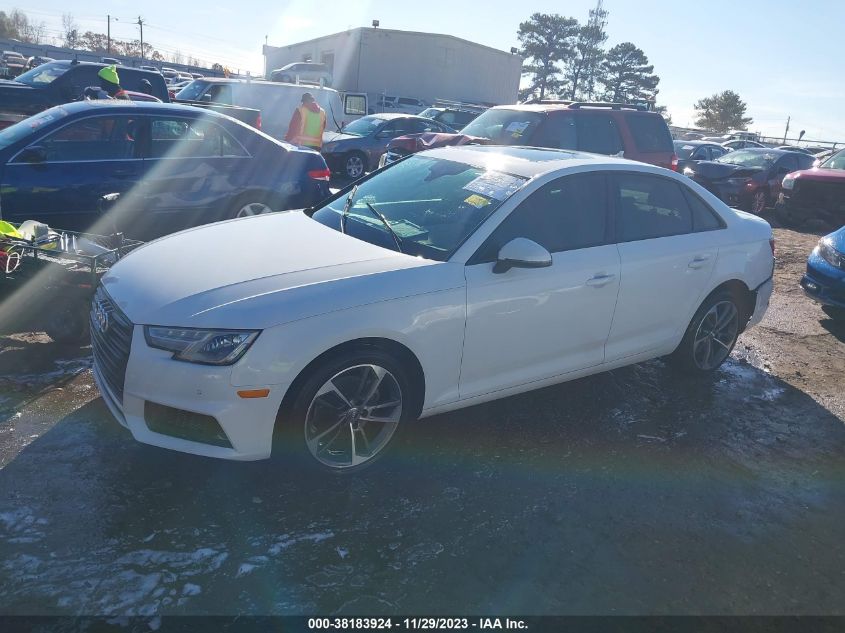 WAUGMAF46KN022543 2019 AUDI A4, photo no. 2