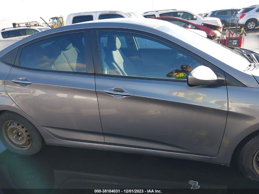 2013 HYUNDAI ACCENT GLS - KMHCT4AE4DU558708