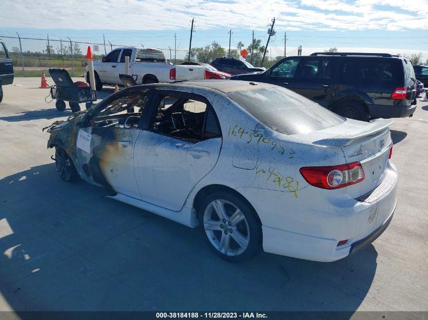 2013 TOYOTA COROLLA S - 2T1BU4EE1DC124282