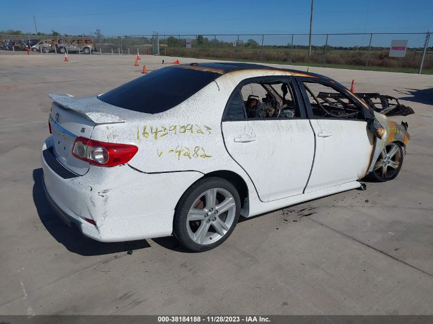 2013 TOYOTA COROLLA S - 2T1BU4EE1DC124282