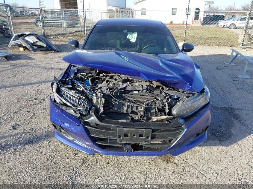 2022 HONDA ACCORD SPORT - 1HGCV1F33NA005069