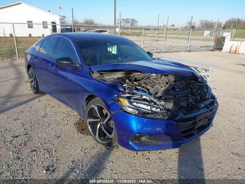 2022 HONDA ACCORD SPORT - 1HGCV1F33NA005069