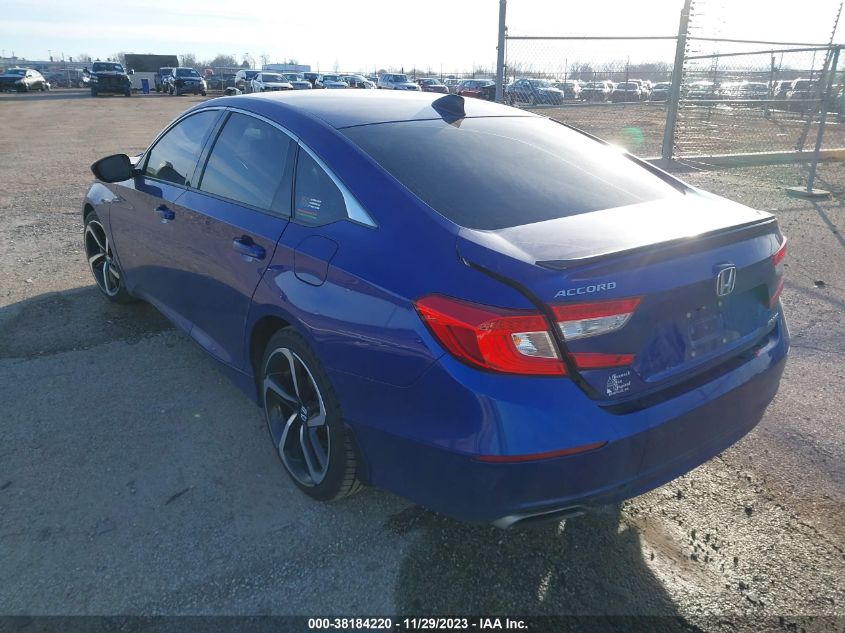 2022 HONDA ACCORD SPORT - 1HGCV1F33NA005069