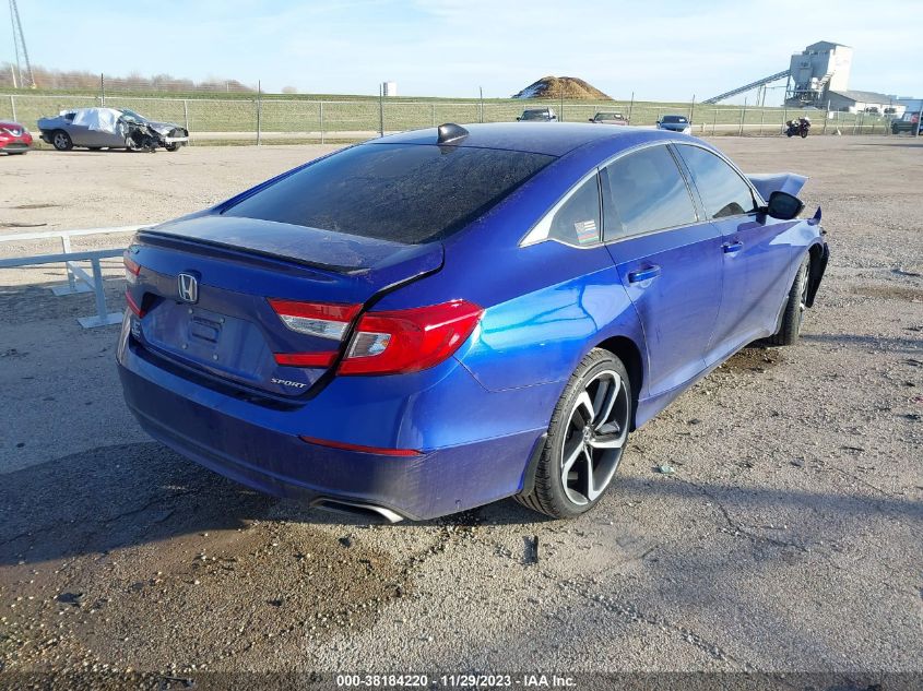 2022 HONDA ACCORD SPORT - 1HGCV1F33NA005069