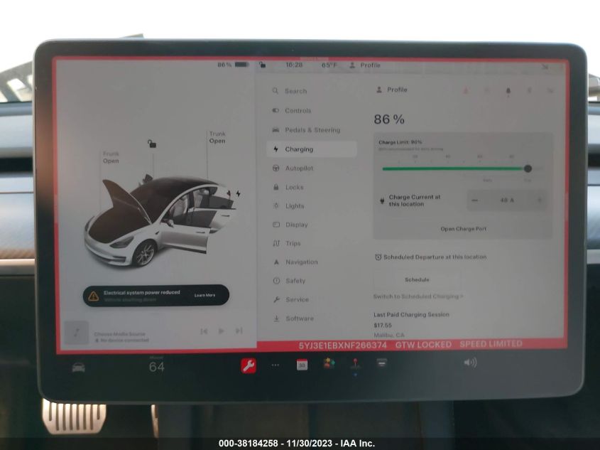 2022 TESLA MODEL 3 LONG RANGE DUAL MOTOR - 5YJ3E1EBXNF266374