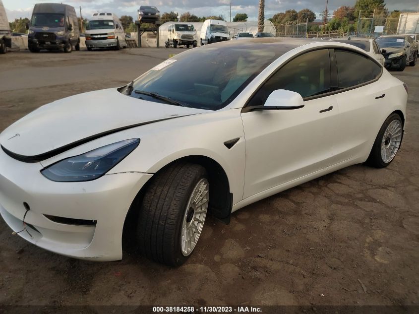 2022 TESLA MODEL 3 LONG RANGE DUAL MOTOR - 5YJ3E1EBXNF266374
