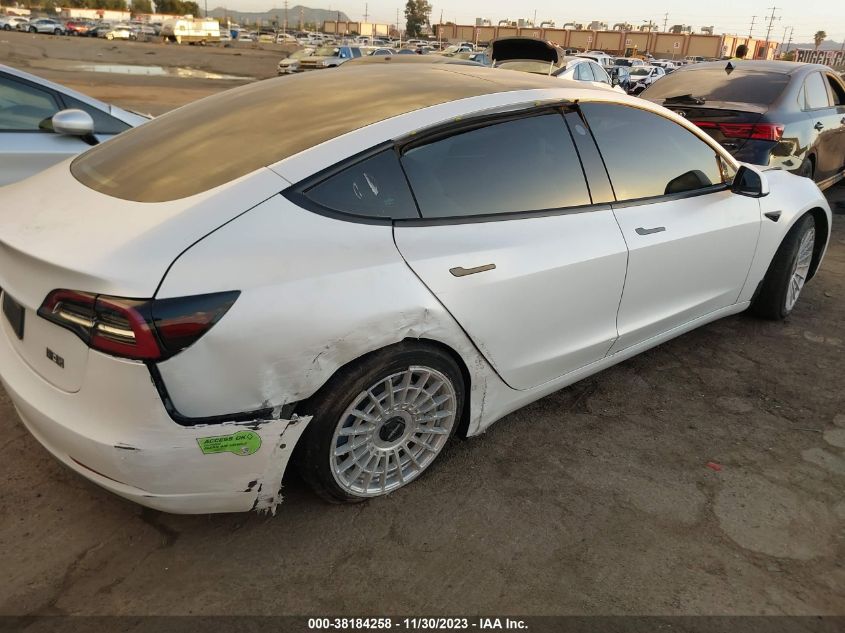 2022 TESLA MODEL 3 LONG RANGE DUAL MOTOR - 5YJ3E1EBXNF266374