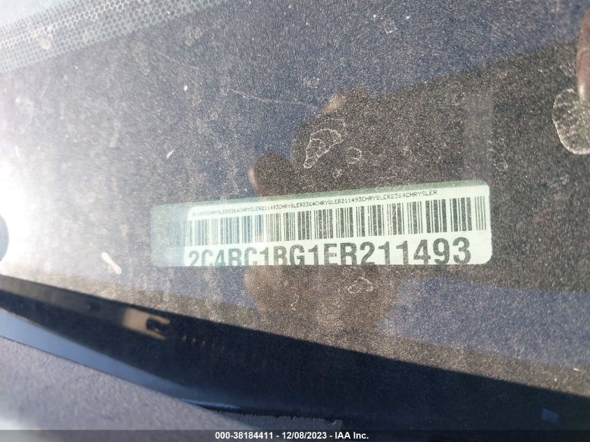 2014 CHRYSLER TOWN  COUNTRY TOURING - 2C4RC1BG1ER211493