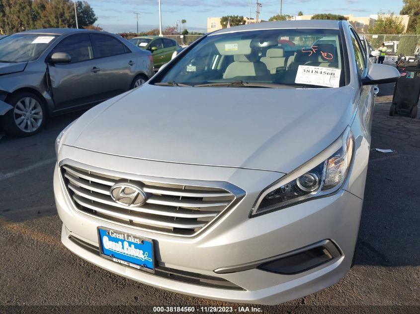 2016 HYUNDAI SONATA SE - 5NPE24AF8GH387422