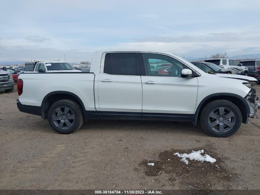 2020 HONDA RIDGELINE RTL-E - 5FPYK3F75LB000298
