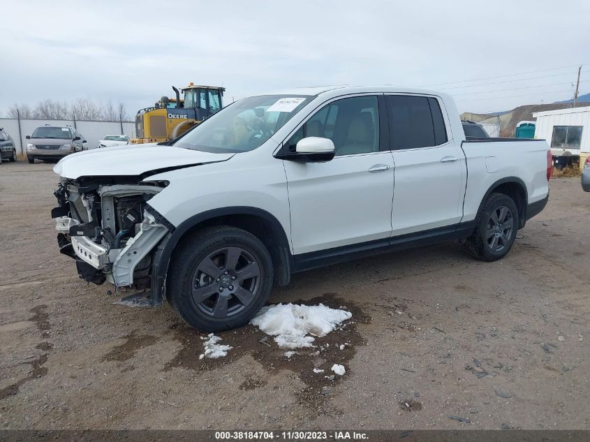2020 HONDA RIDGELINE RTL-E - 5FPYK3F75LB000298