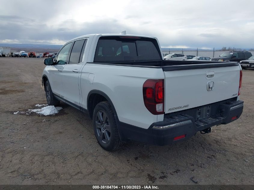 2020 HONDA RIDGELINE RTL-E - 5FPYK3F75LB000298