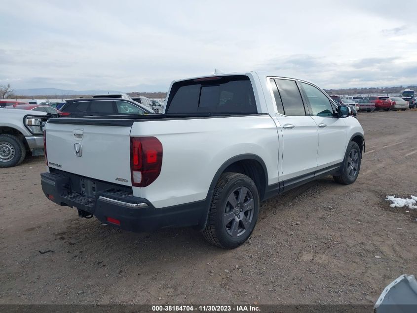 2020 HONDA RIDGELINE RTL-E - 5FPYK3F75LB000298