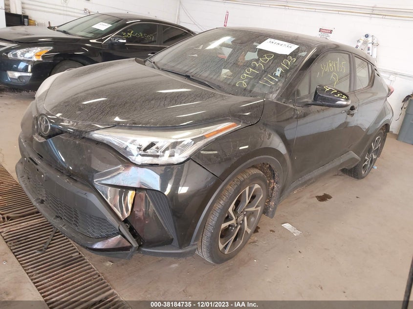 VIN JTNKHMBX5M1125722 2021 TOYOTA C-HR XLE/LE/NIGHT SHADE/LIMITE