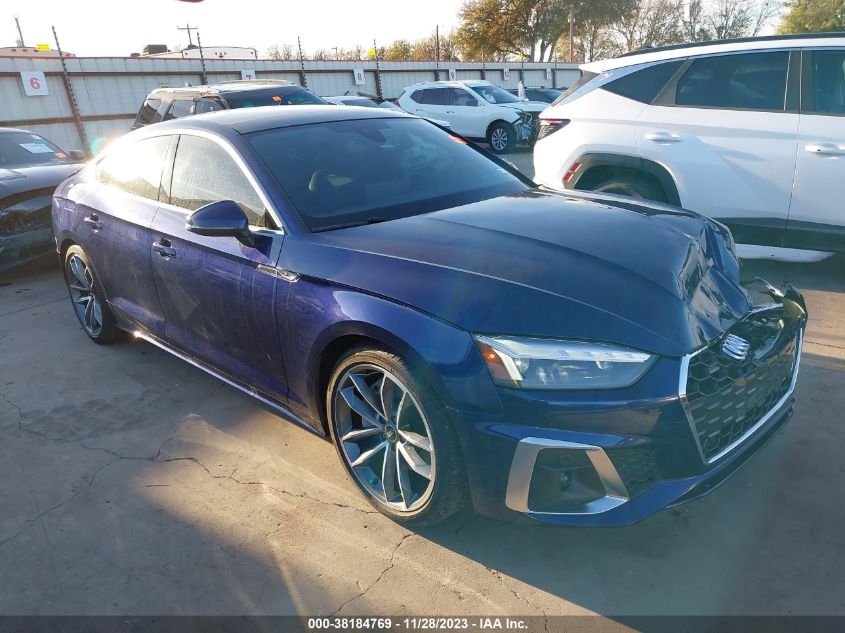 WAUFACF55NA036454 AUDI A5 SPORTBACK PREMIUM PLUS 45 TFSI S 2022