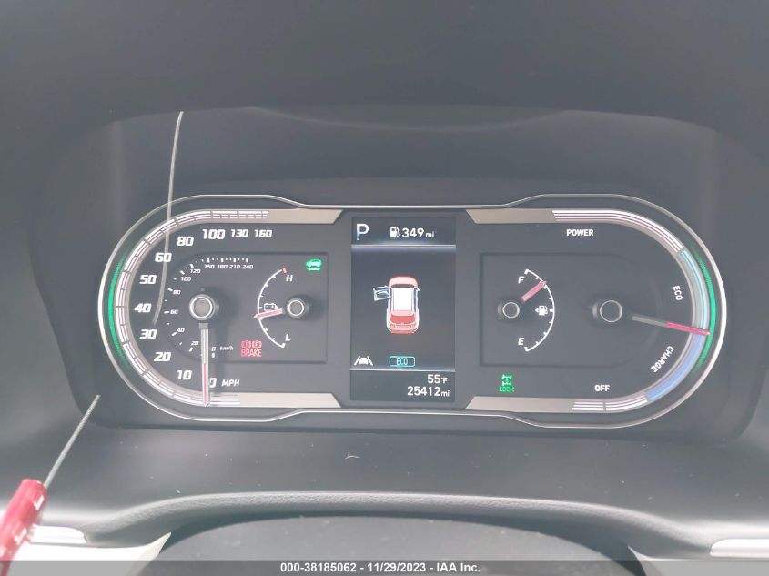 2022 HYUNDAI TUCSON HYBRID BLUE - KM8JBCA19NU031511