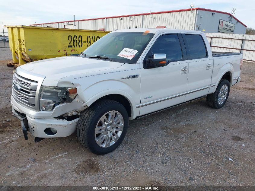 2013 FORD F-150 PLATINUM - 1FTFW1CT3DFA26728