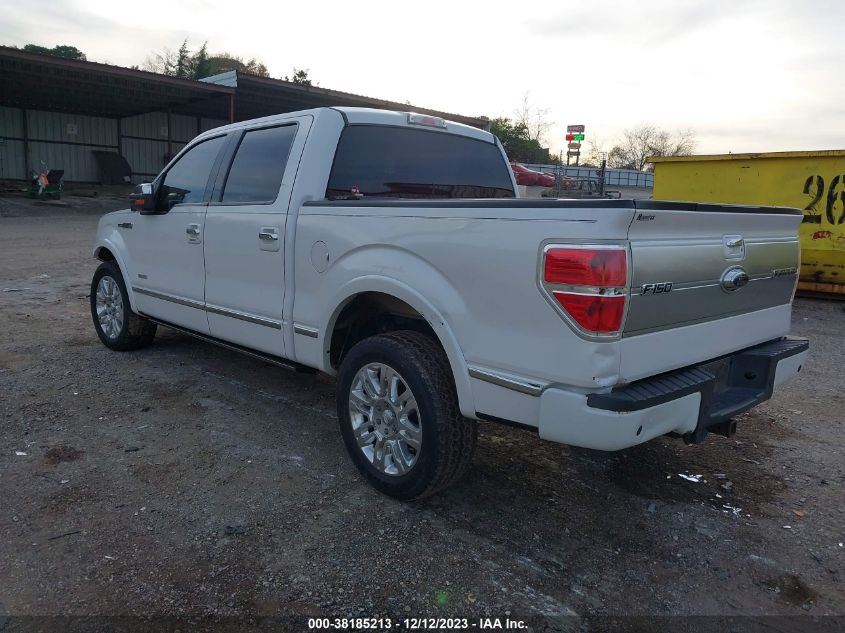 2013 FORD F-150 PLATINUM - 1FTFW1CT3DFA26728