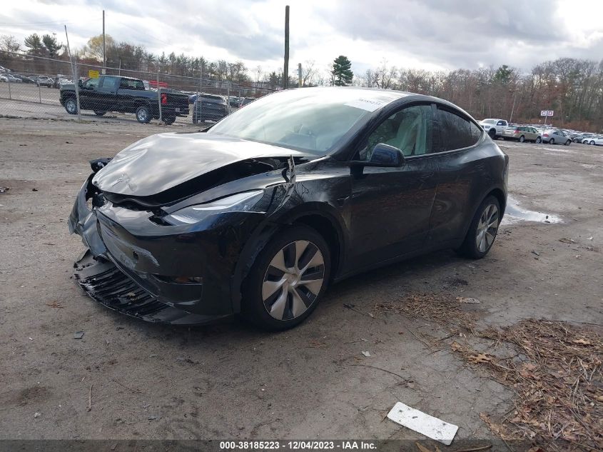 2021 TESLA MODEL Y LONG RANGE DUAL MOTOR ALL-WHEEL DRIVE - 5YJYGDEEXMF195431