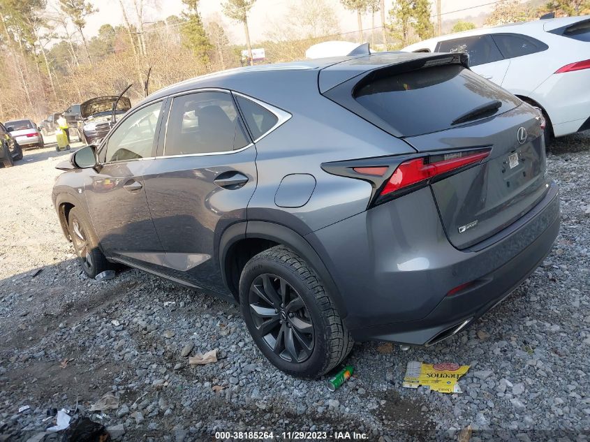 VIN JTJYARBZ8J2097161 2018 LEXUS NX 300 no.3