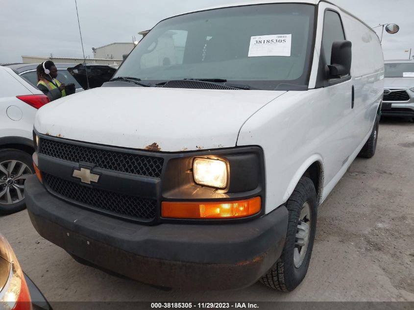 2013 CHEVROLET EXPRESS 2500 WORK VAN 1GCWGGCA6D1111039