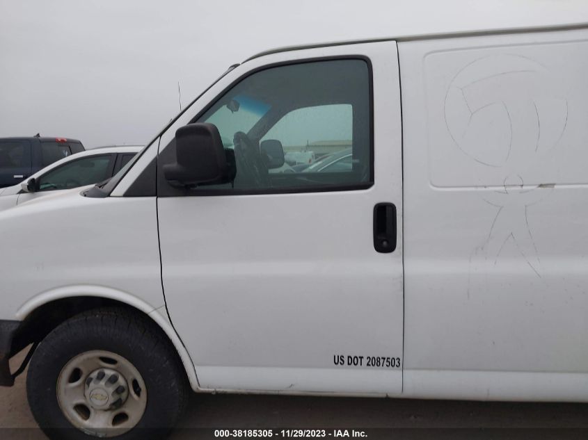 2013 CHEVROLET EXPRESS 2500 WORK VAN 1GCWGGCA6D1111039